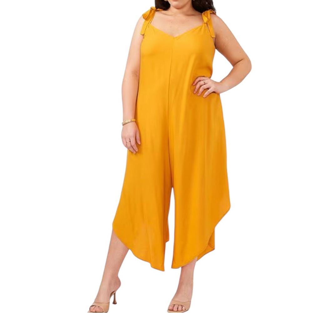 Vince Camuto Vibrant Yellow Jumpsuit